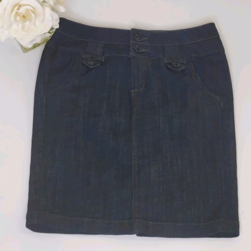 Boom Boom Jeans Skirt women's Medium - Picture 3 of 6